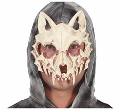 Máscara de caveira de gato em pvc