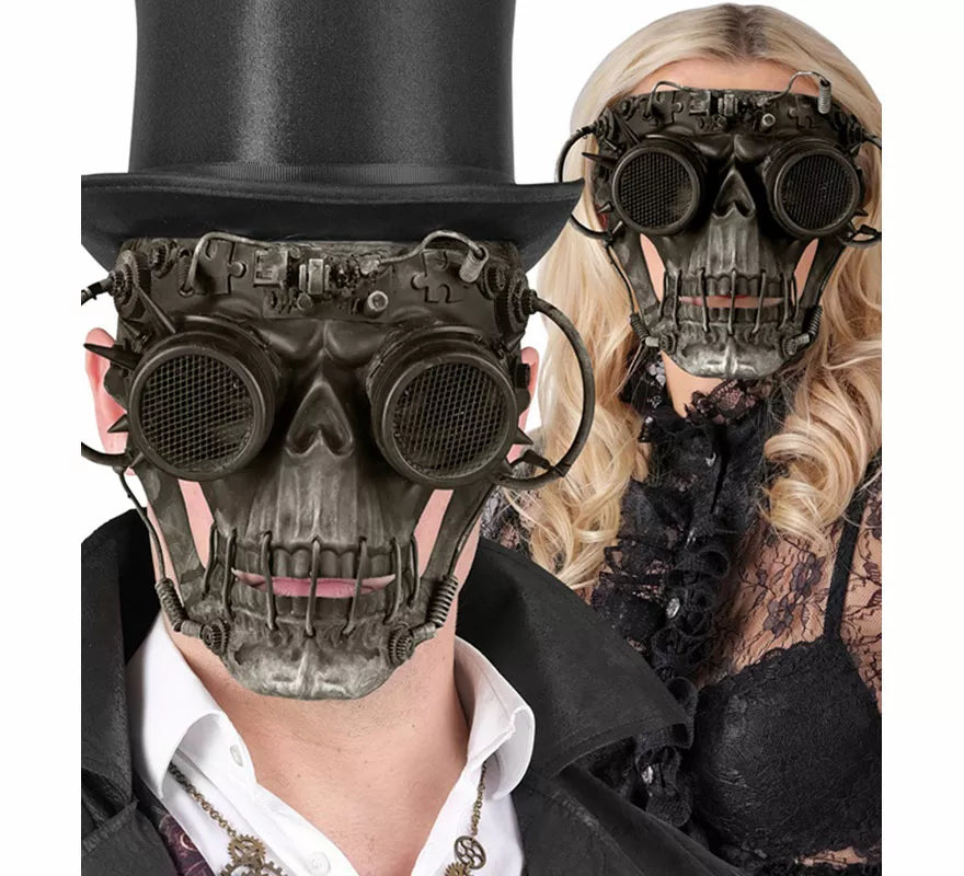 Translation missing: pt-PT.Máscara de Calavera Steampunk