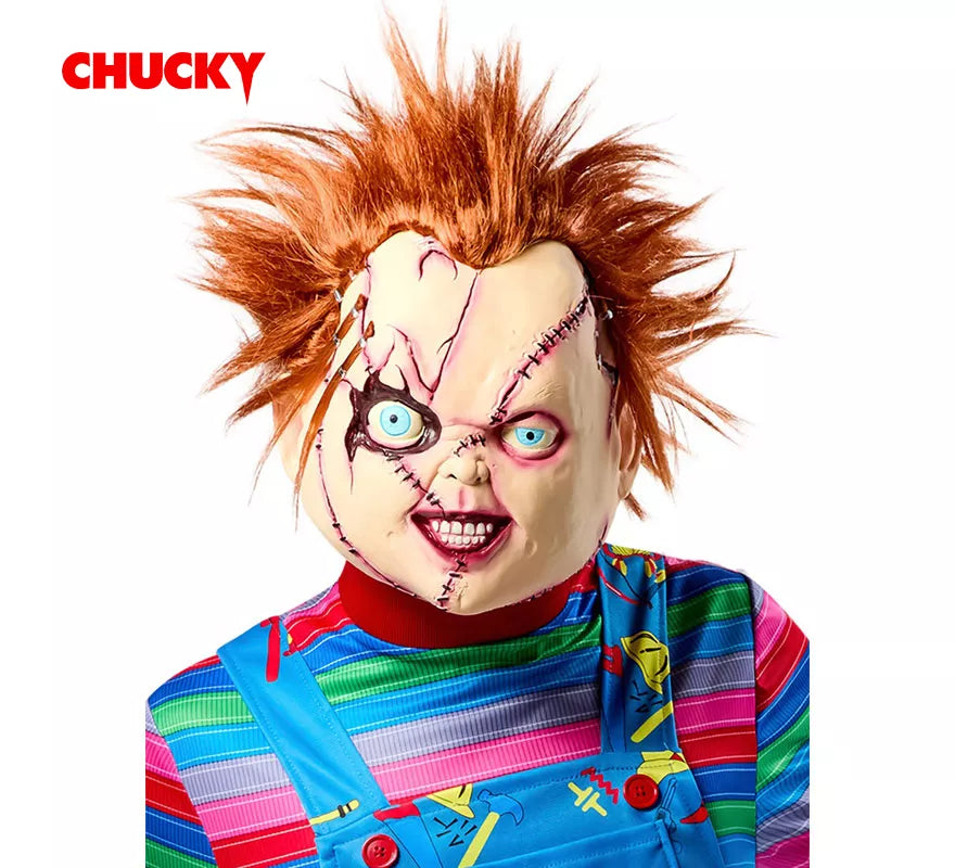 Translation missing: pt-PT.Máscara de Chucky con Pelo