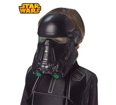 Máscara Death Trooper Preto Infantil de Guerra nas Estrelas