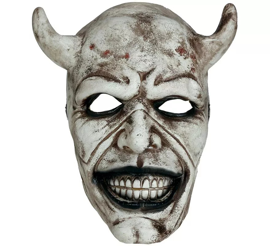 Translation missing: pt-PT.Máscara de Demonio Blanco Látex
