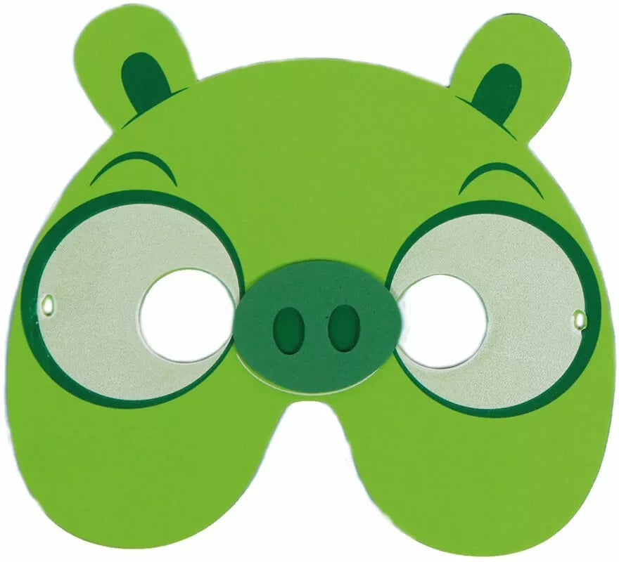 Translation missing: pt-PT.Máscara de EVA de Cerdito Verde de Videojuego
