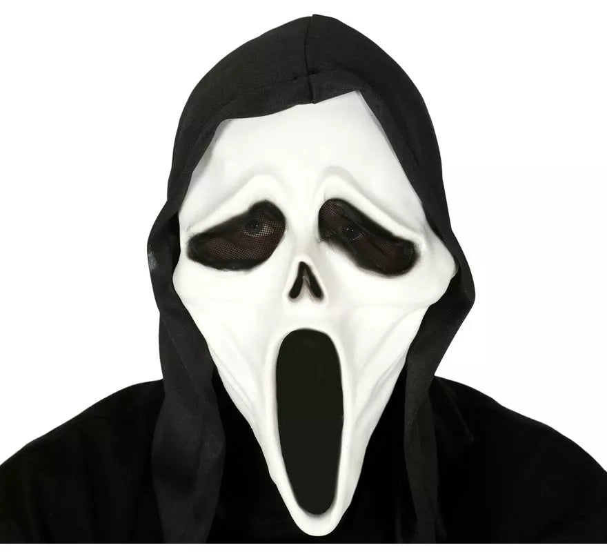 Máscara de Fantasma Asesino con Capucha