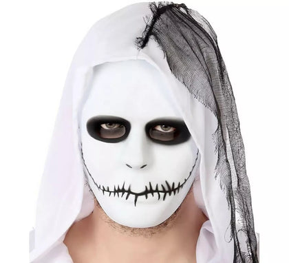 Máscara de Fantasma con Boca cosida