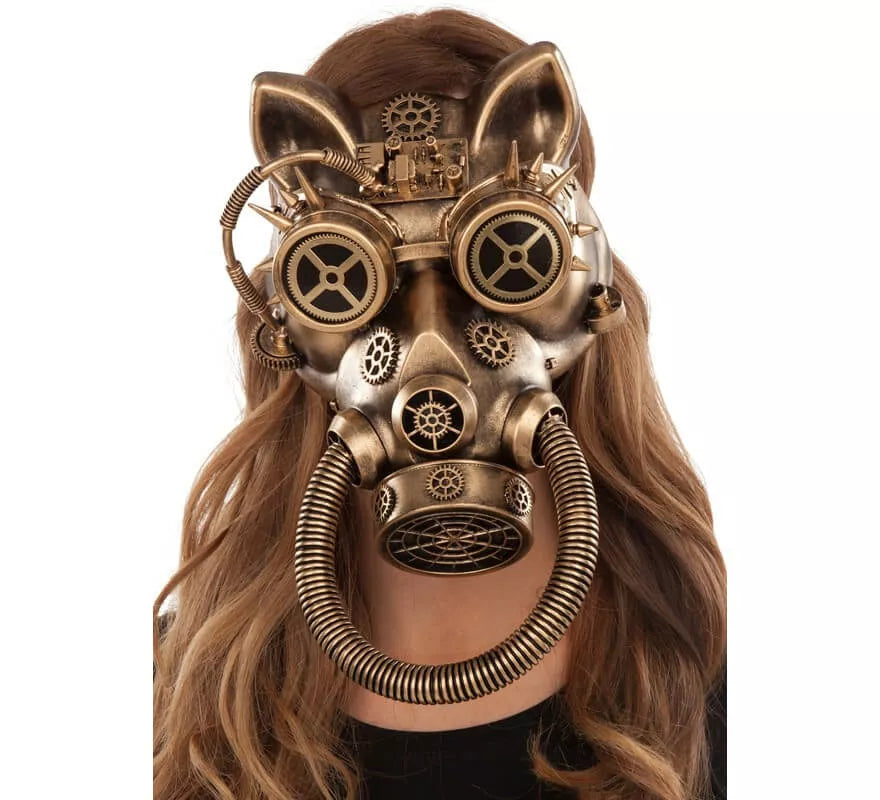 Translation missing: pt-PT.Máscara de Gato Steampunk