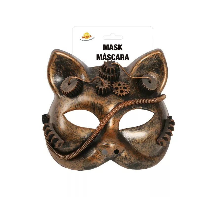 Translation missing: pt-PT.Máscara de Gato Steampunk