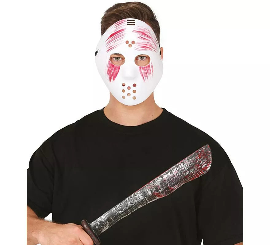 Translation missing: pt-PT.Máscara de Hockey Sangriento con Machete