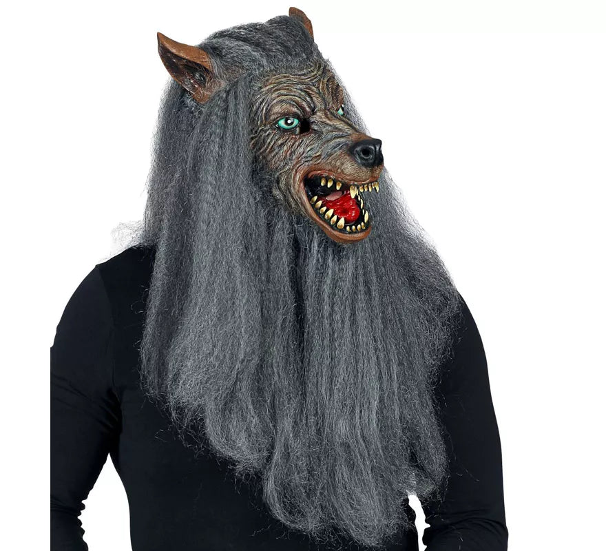 Translation missing: pt-PT.Máscara de Hombre Lobo con Pelo