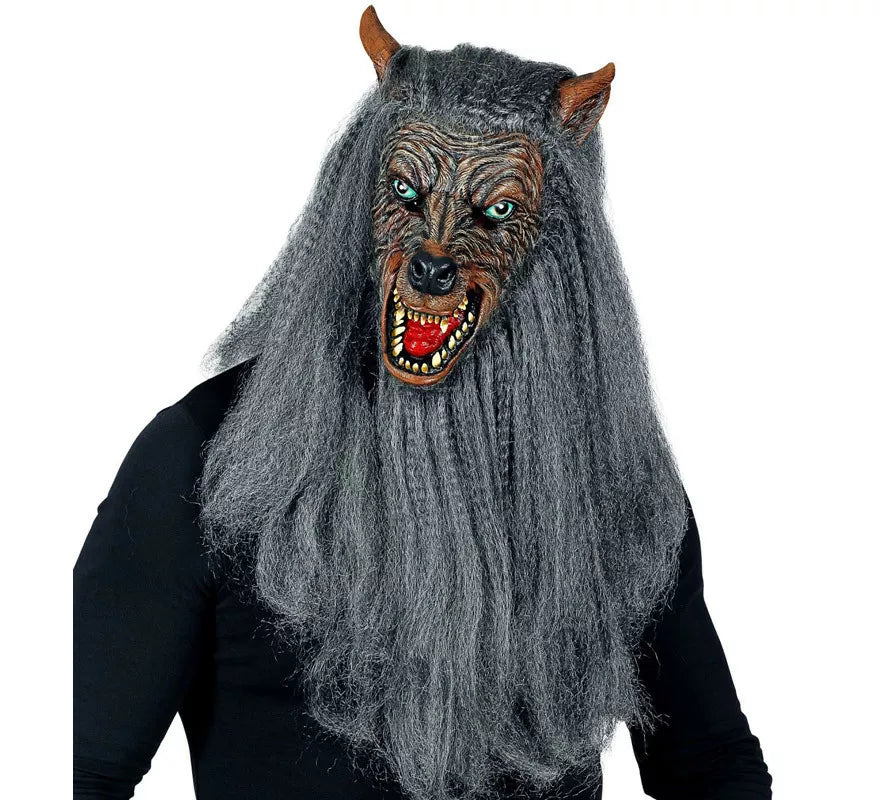 Translation missing: pt-PT.Máscara de Hombre Lobo con Pelo