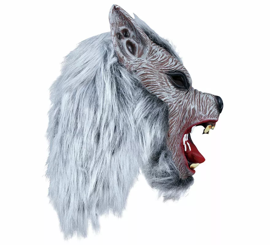 Translation missing: pt-PT.Máscara de Lobo Feroz con Pelo de Látex