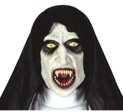 Máscara de freira sinistra