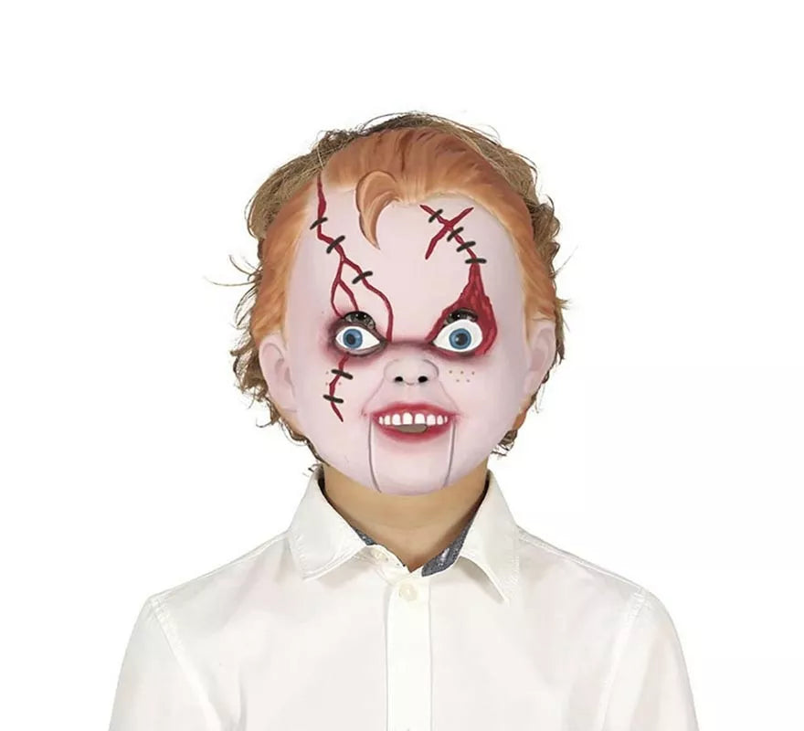 Translation missing: pt-PT.Máscara de Niño Diabólico de pvc infantil