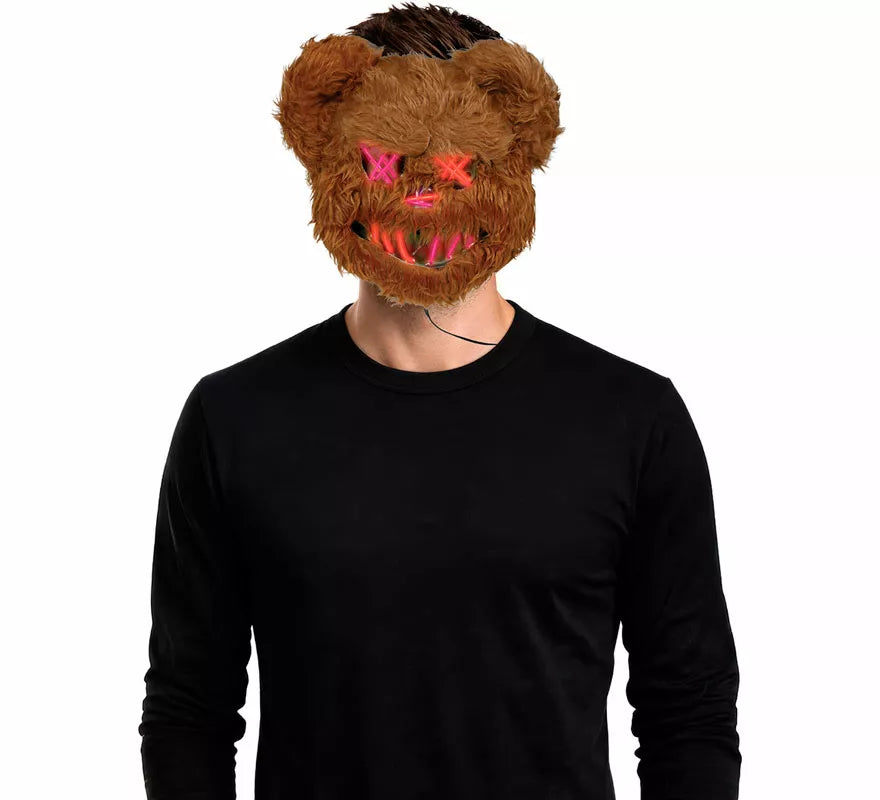 Translation missing: pt-PT.Máscara de Oso Asesino con Pelo y Luz