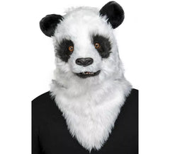 Máscara de urso panda com movimento da mandíbula