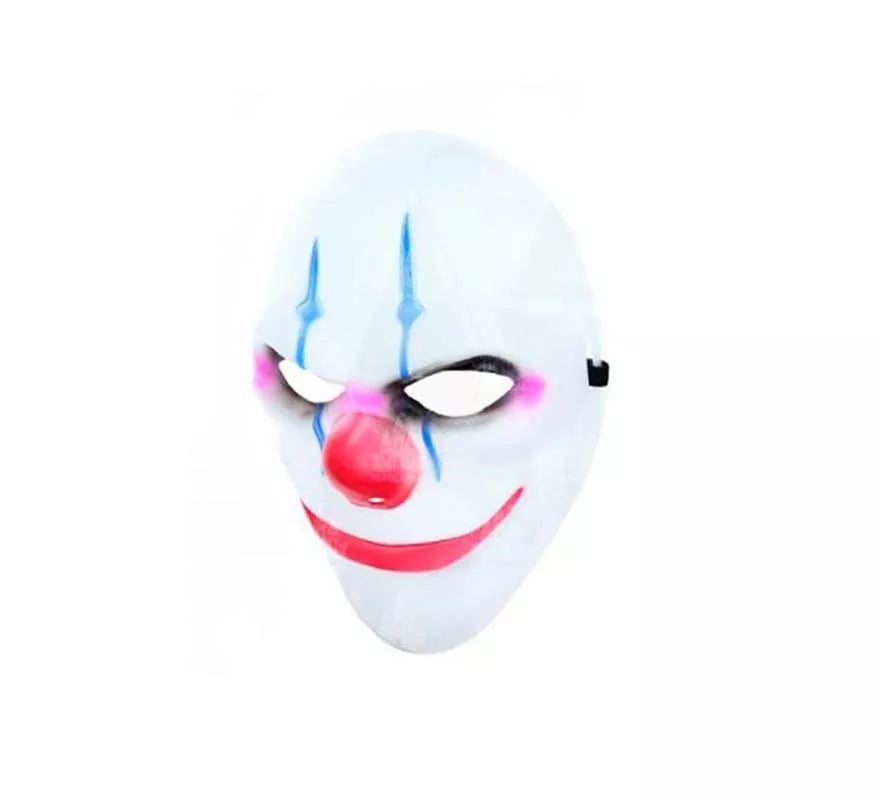 Translation missing: pt-PT.Máscara de Payaso Happy blanco