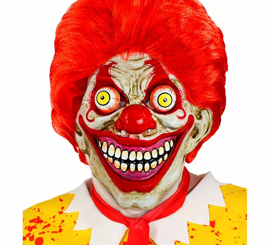 Translation missing: pt-PT.Máscara de Payaso Psicópata con Ojos Saltones