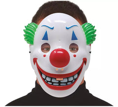 Máscara de palhaço sorridente