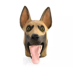 Máscara de látex para cão pastor alemão