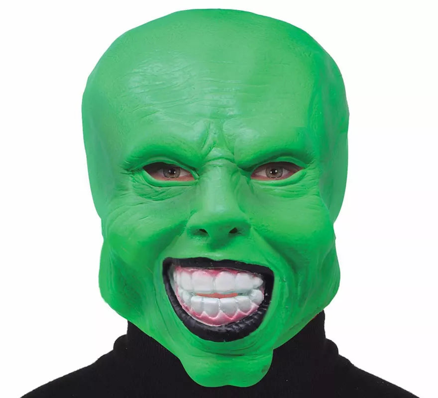 Translation missing: pt-PT.Máscara de Personaje Verde Alocado de Látex