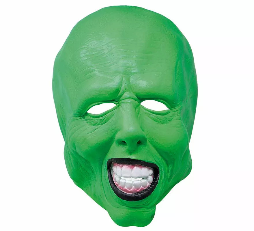 Translation missing: pt-PT.Máscara de Personaje Verde Alocado de Látex