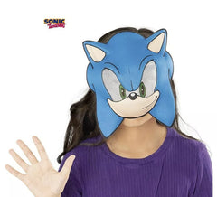 Máscara Sonic azul infantil