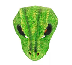 Máscara T- Rex olhos escuros