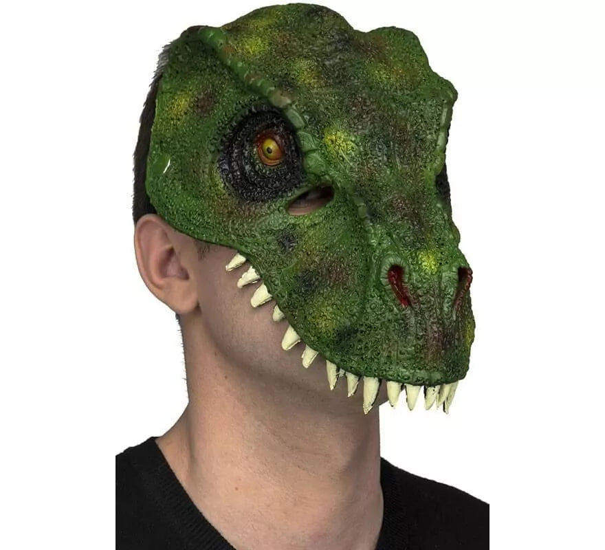 Translation missing: pt-PT.Máscara de T-Rex Verde