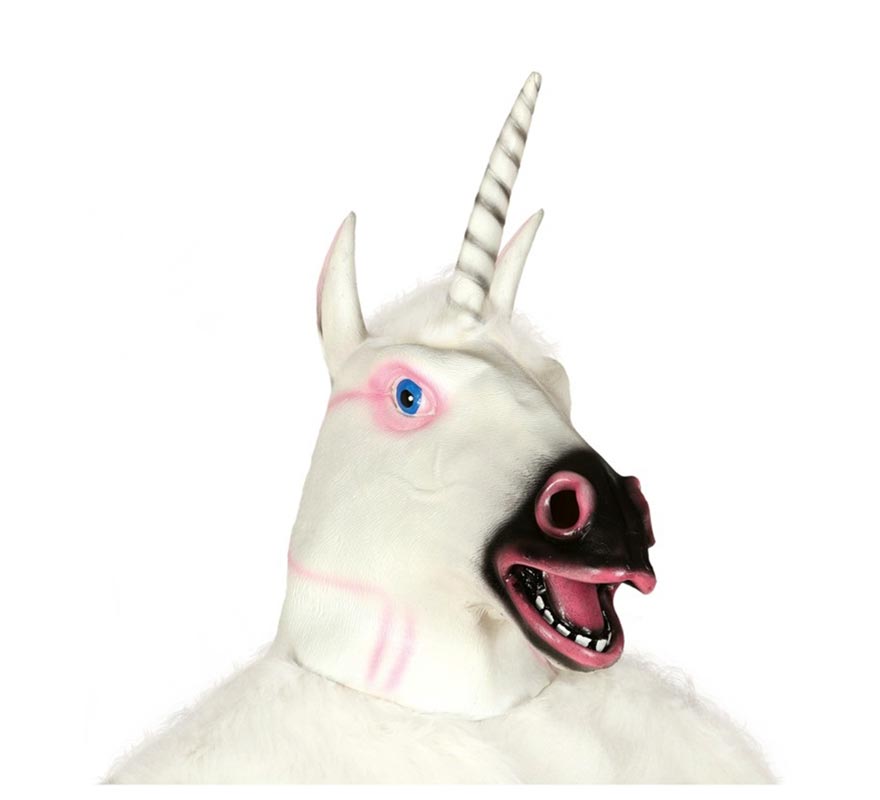 Translation missing: pt-PT.Máscara de Unicornio Blanco