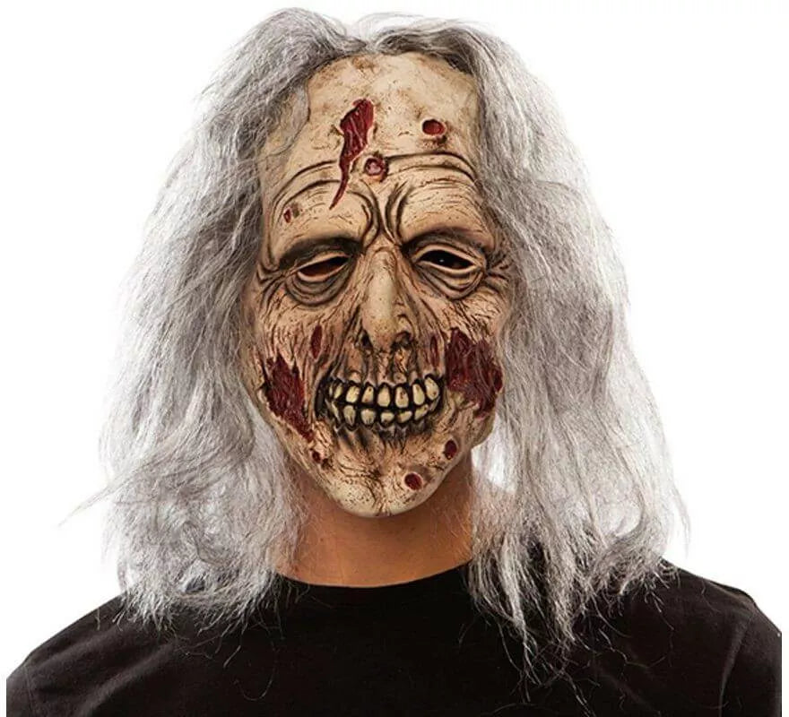 Translation missing: pt-PT.Máscara de Zombie con pelo