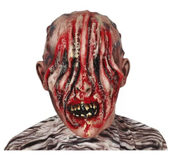 Máscara de zumbi sem olhos