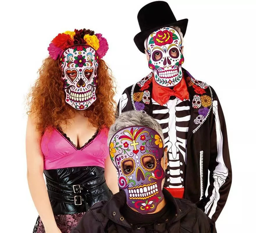 Translation missing: pt-PT.Máscara del Día de los muertos en modelos surtidos