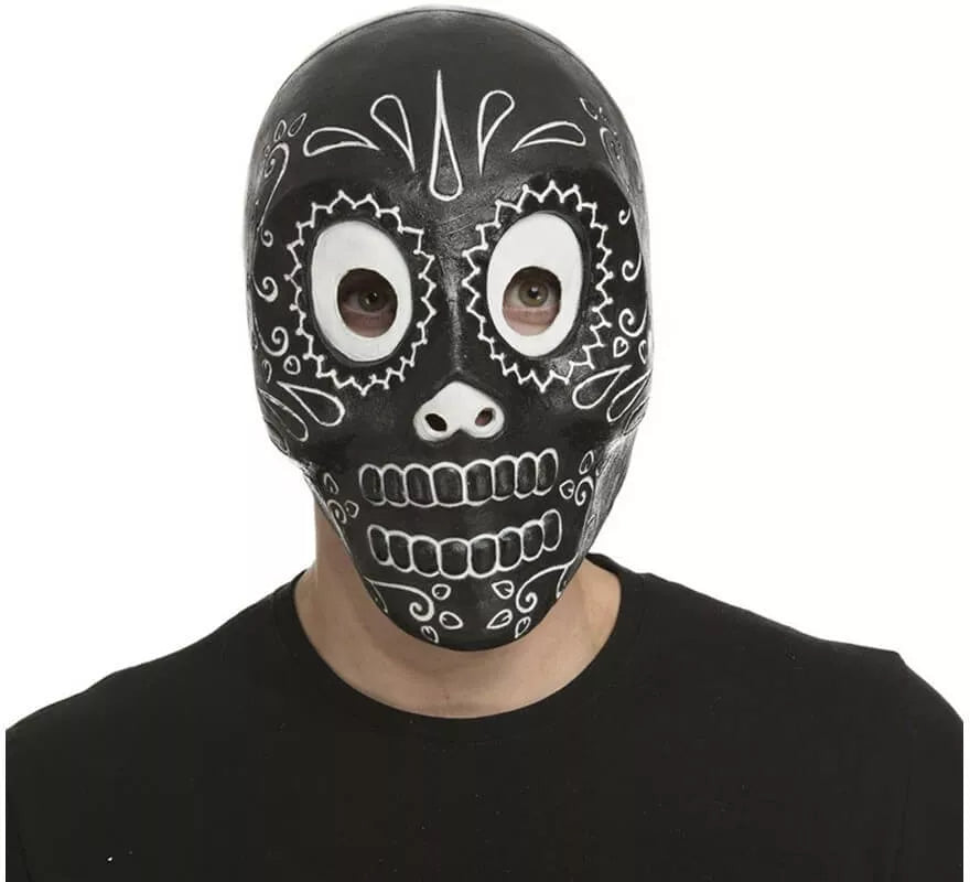 Translation missing: pt-PT.Máscara Día de Los Muertos Negra