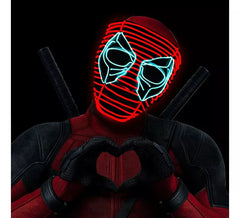 Máscara de LED Marvel Deadpool