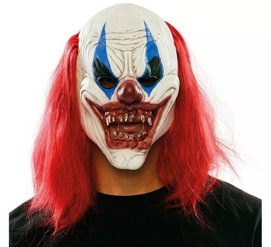 Translation missing: pt-PT.Máscara Payaso Diabólico con Melena
