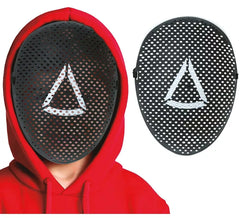 Máscara Triangular de Squid Game PVC Kids