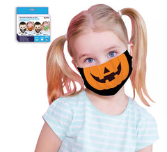 Máscara infantil de abóbora com filtro (inclui 2 filtros)