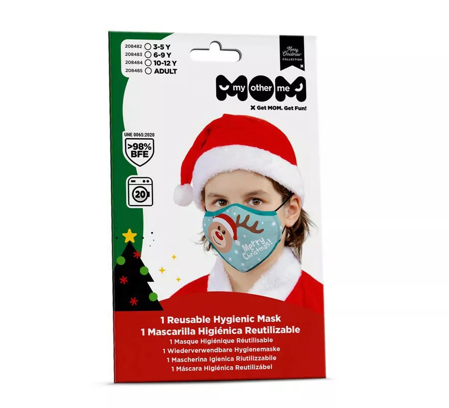 Translation missing: pt-PT.Mascarilla higiénica adultos Reno Navidad