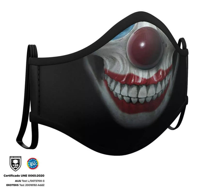 Translation missing: pt-PT.Mascarilla Higiénica Halloween Esqueleto Clown Infantil