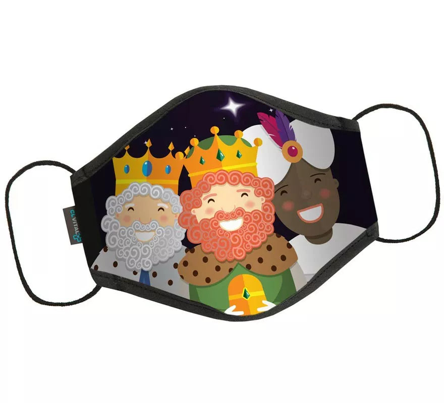 Translation missing: pt-PT.Mascarilla Higiénica Infantil Protectora Reyes Magos