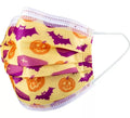 Mascarilla Higiénica Triple Capa Halloween amarilla infantil