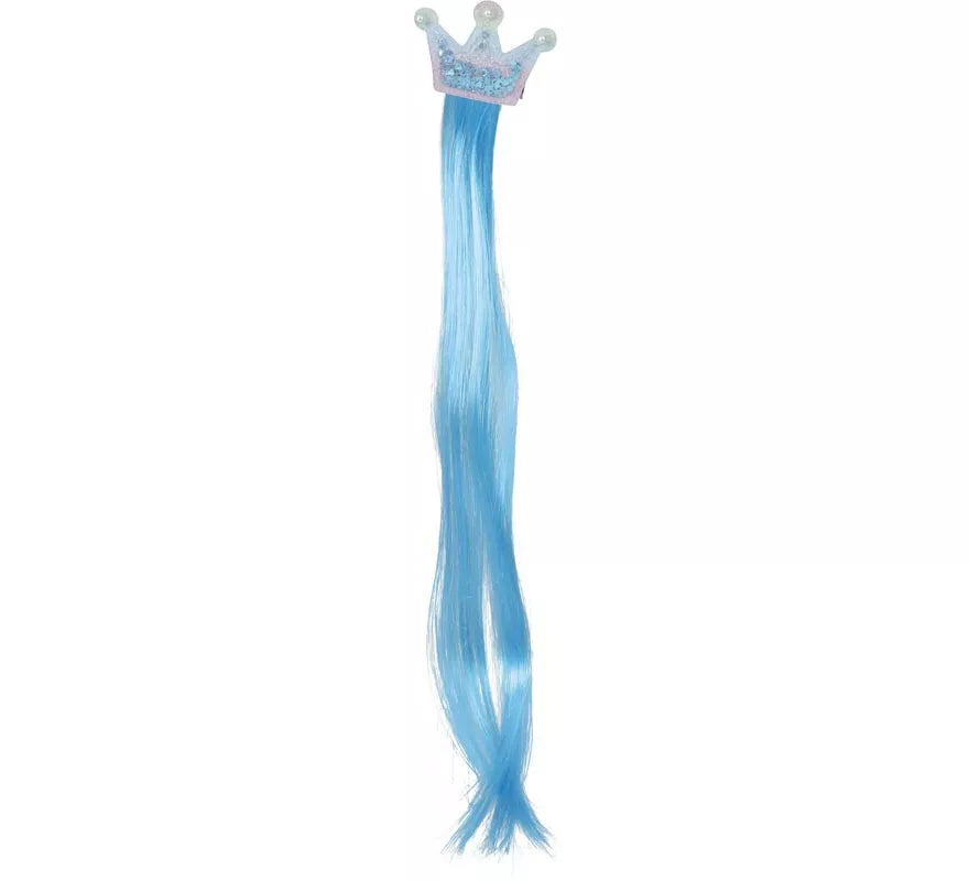 Translation missing: pt-PT.Mechón azul con Corona de 35 cm