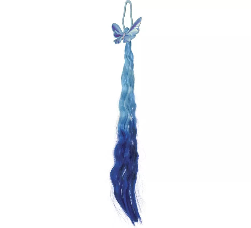 Translation missing: pt-PT.Mechón azul con Mariposa de 35 cm