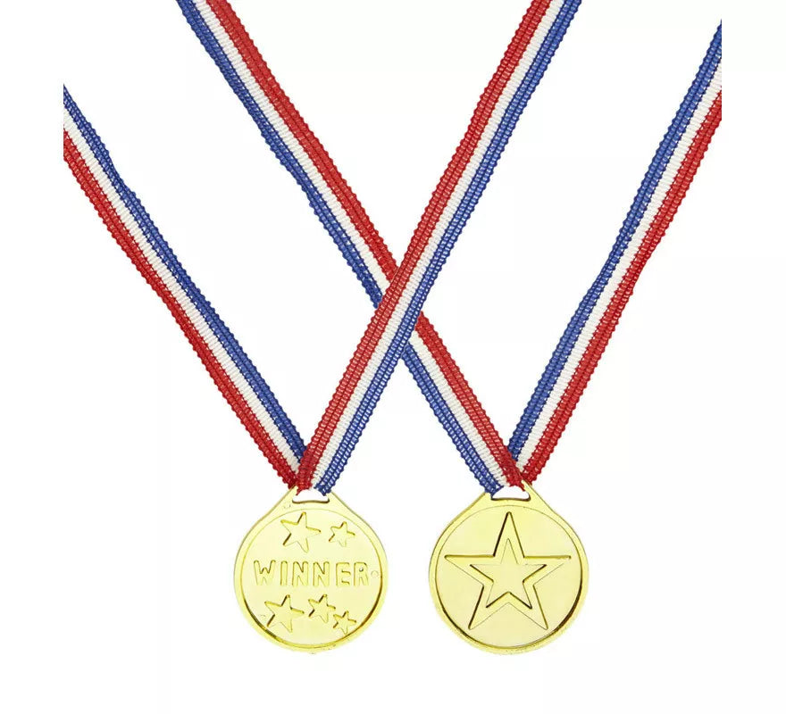 Translation missing: pt-PT.Medalla de Ganador con Cinta Tricolor