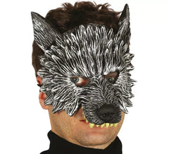 Meia máscara de lobo cinzento
