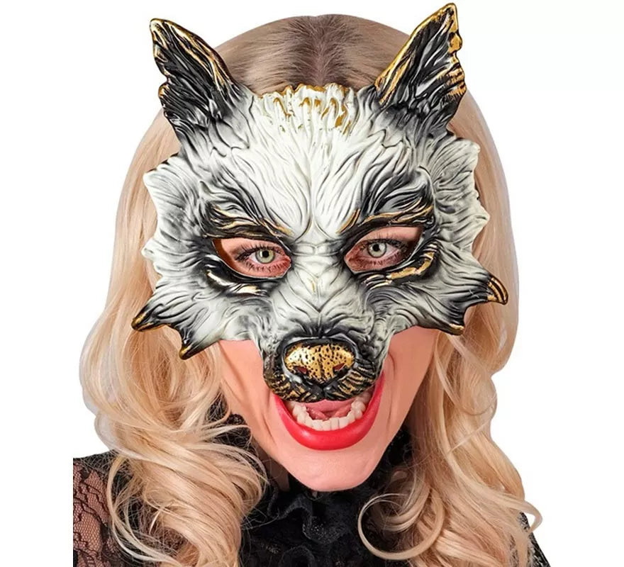 Media Máscara de Lobo