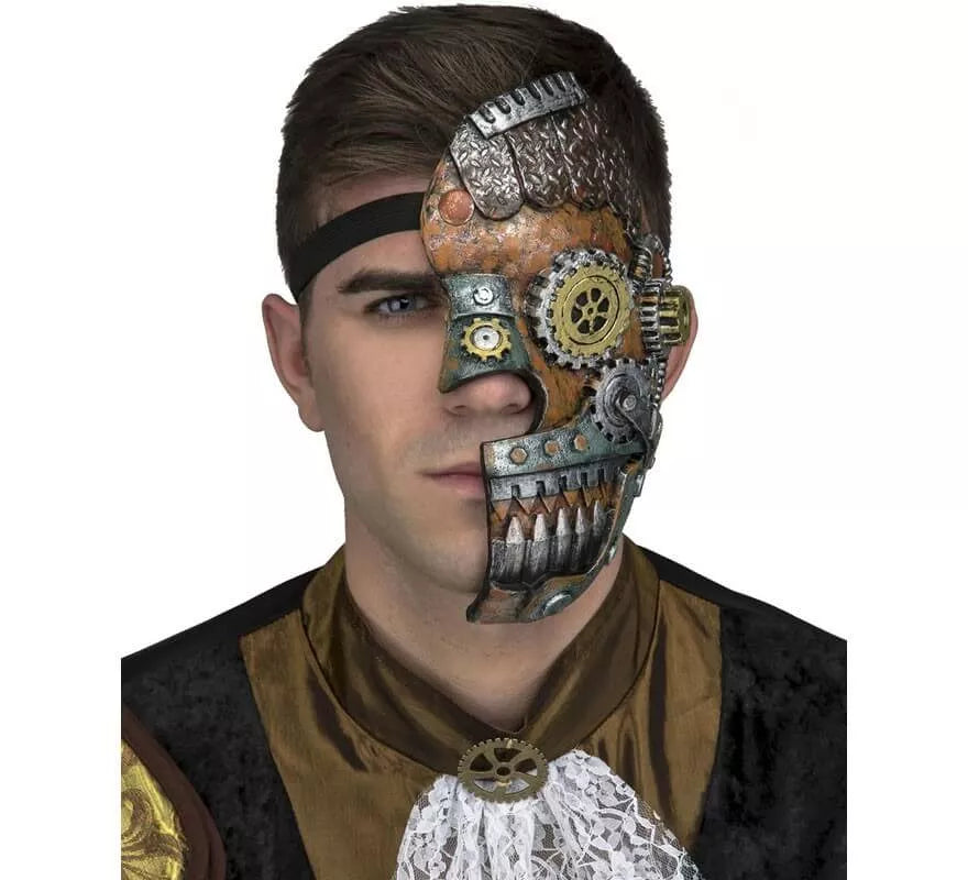 Translation missing: pt-PT.Media Máscara Steampunk con Rodamientos