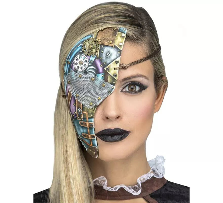 Translation missing: pt-PT.Media Máscara Steampunk Multicolor