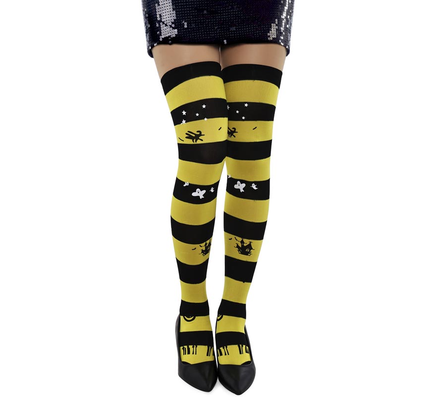 Translation missing: pt-PT.Medias a Rayas negro y amarillo