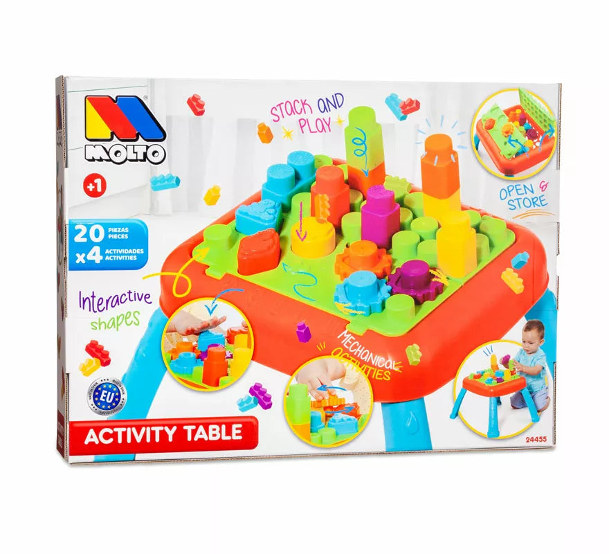 Mesa de Actividades con 20 Piezas