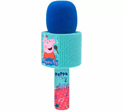 Microfone Bluetooth sem fio Peppa Pig com luz
